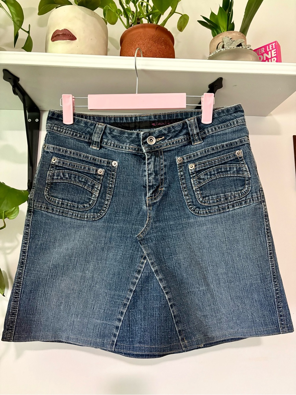 Classic Blue Denim Mini Skirt - Women Jeans
